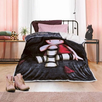 Παιδική Κουβέρτα Santoro Με Γούνα Das home 5015 160x220