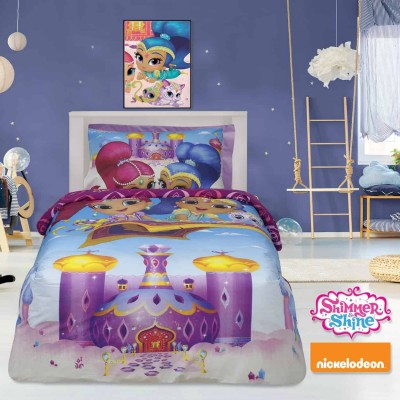 Πάπλωμα Μονό Σετ Nichelodeon Shimmer & Shine 5002 160x240