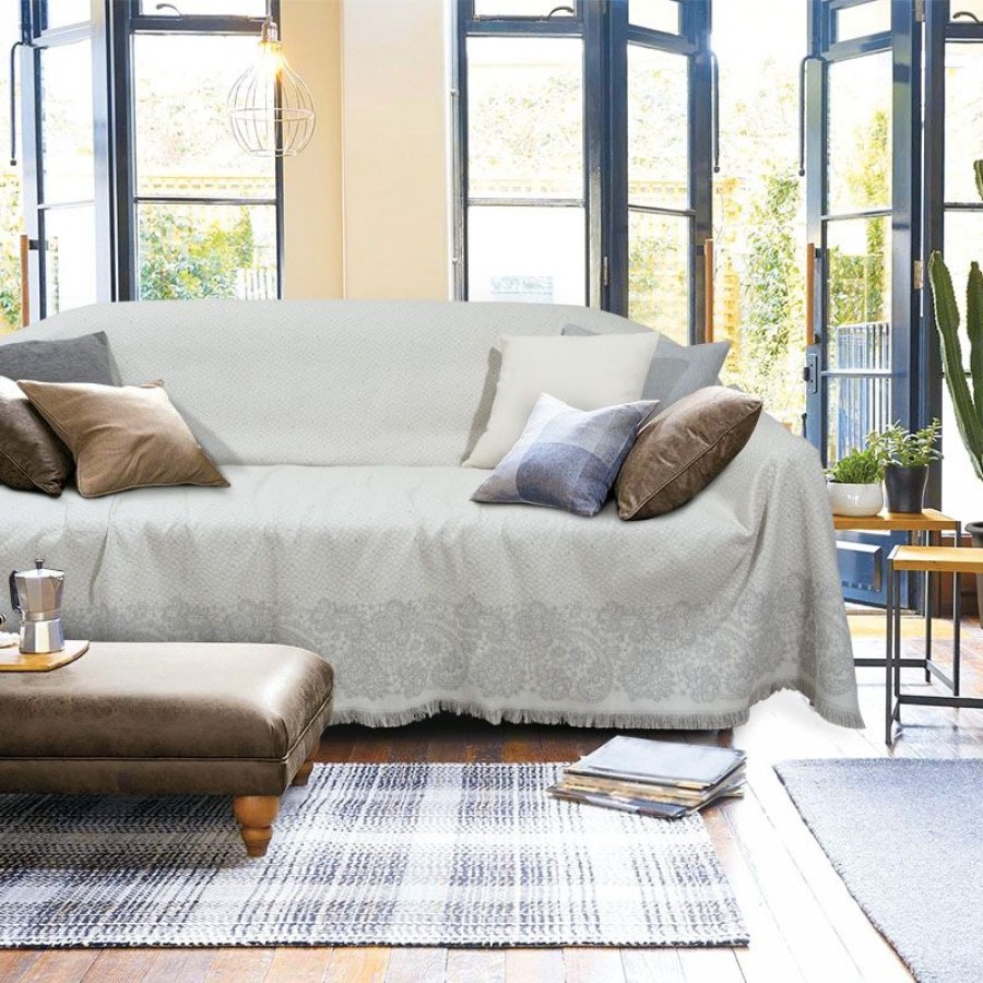 Ριχτάρι Τριθέσιου 0164 Das Home 180x300 Εκρού-Γκρί