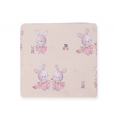 Βρεφική Κουβέρτα Αγκαλιάς Bunny Ladies Nef-Nef 75X110 Βρεφική Κουβέρτα Αγκαλιάς Bunny Ladies Nef-Nef 75X110