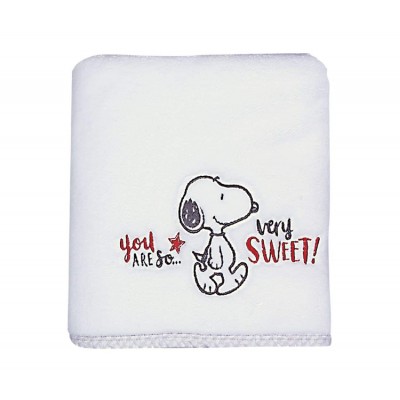 Βρεφική Κουβέρτα κούνιας Fleece sweet snoopy Nef Nef 110x150