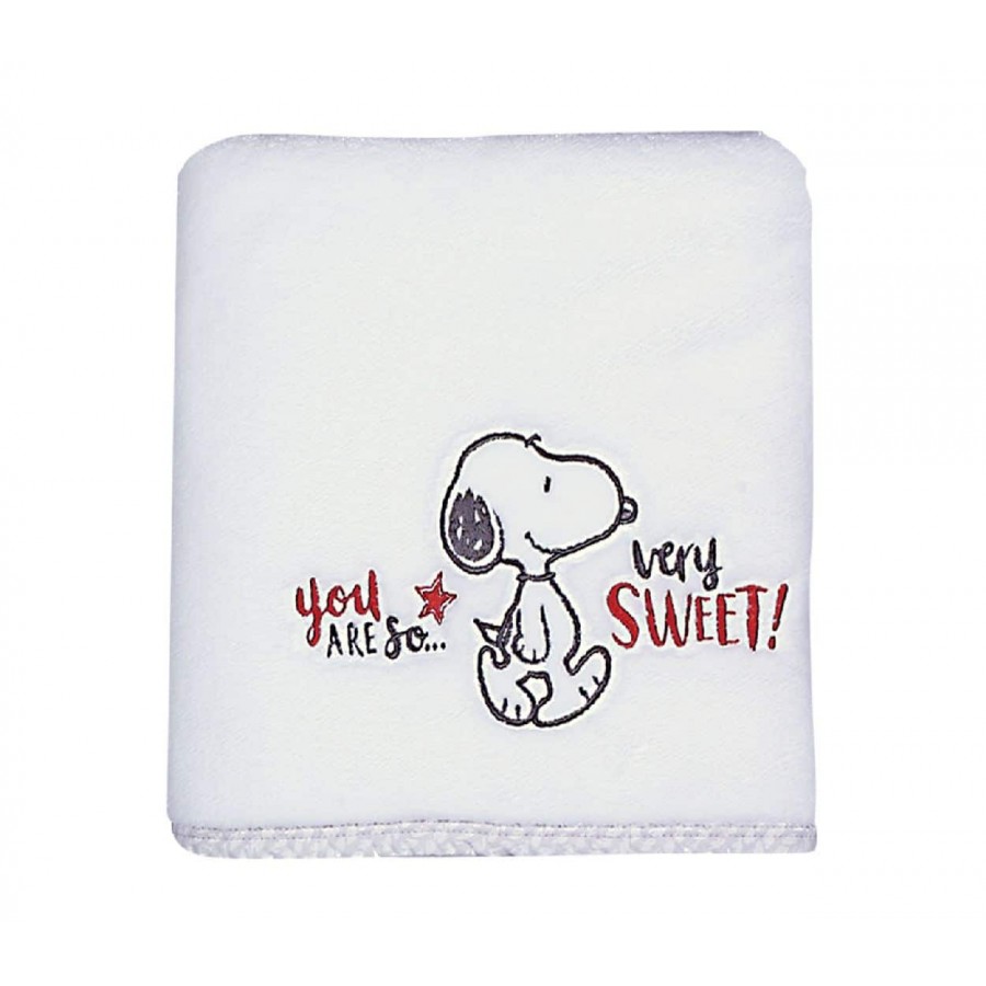 Βρεφική Κουβέρτα κούνιας Fleece sweet snoopy Nef Nef 110x150