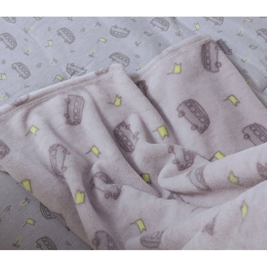 Βρεφική Κουβέρτα κούνιας fleece van and fun Nef Nef 110x140