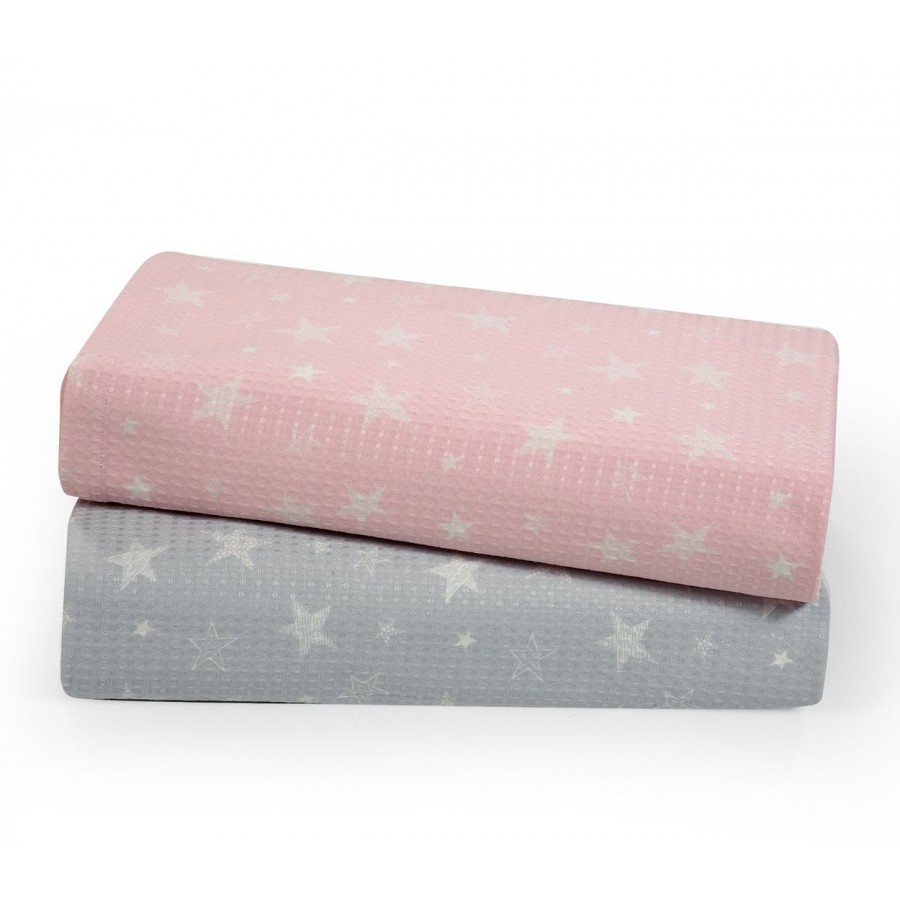 Βρεφική Κουβέρτα Κούνιας Moon Pink 110x150 Βρεφική Κουβέρτα Κούνιας Moon Pink 110x150