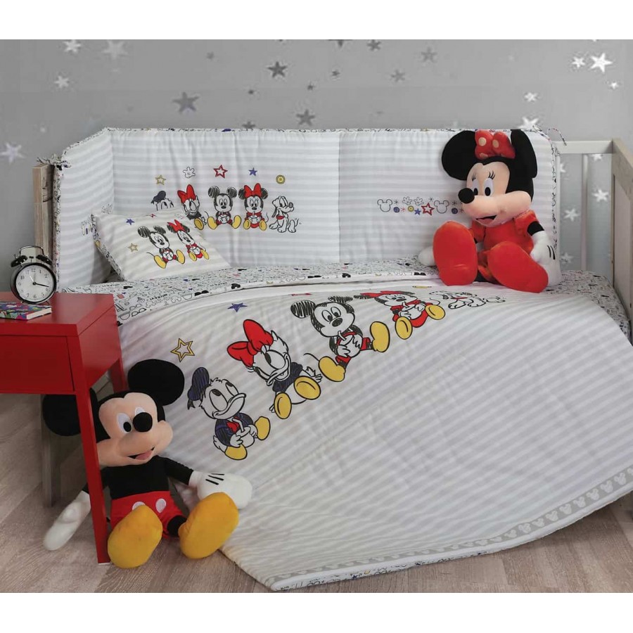 Βρεφικό Κουβερλί κούνιας mickey best friends Nef Nef 110x140