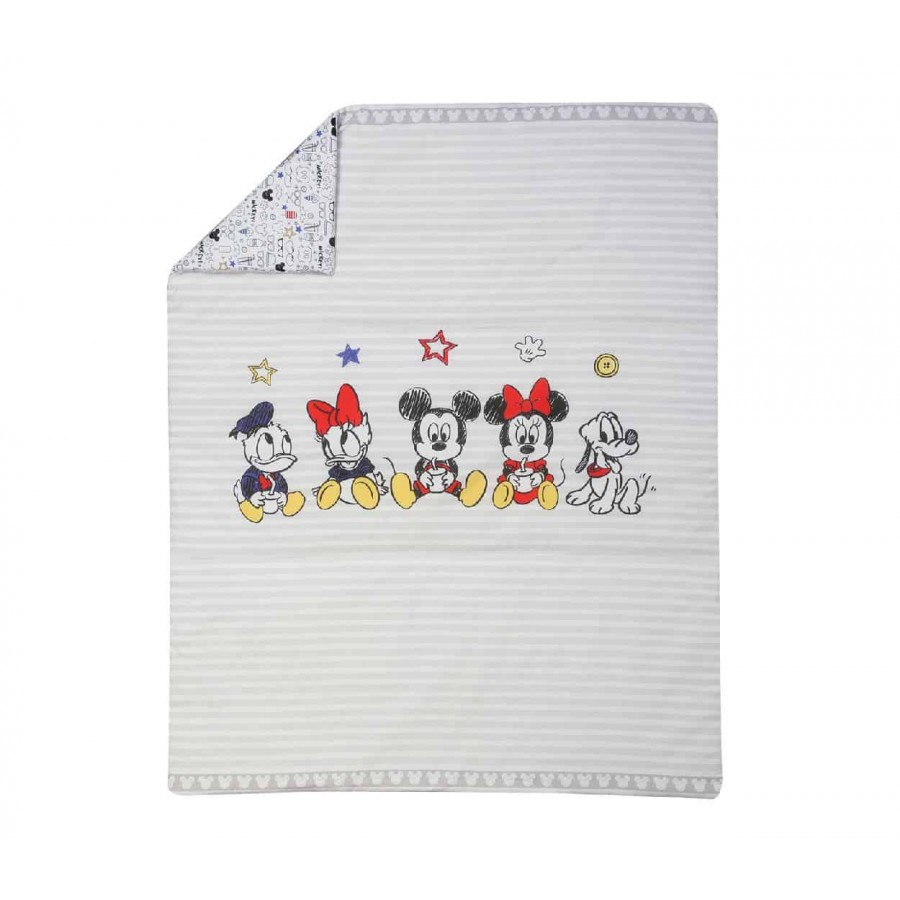 Βρεφικό Κουβερλί κούνιας mickey best friends Nef Nef 110x140