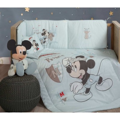 Βρεφικό Κουβερλί κούνιας mickey prince Nef Nef 110x140 Βρεφικό Κουβερλί κούνιας mickey prince Nef Nef 110x140