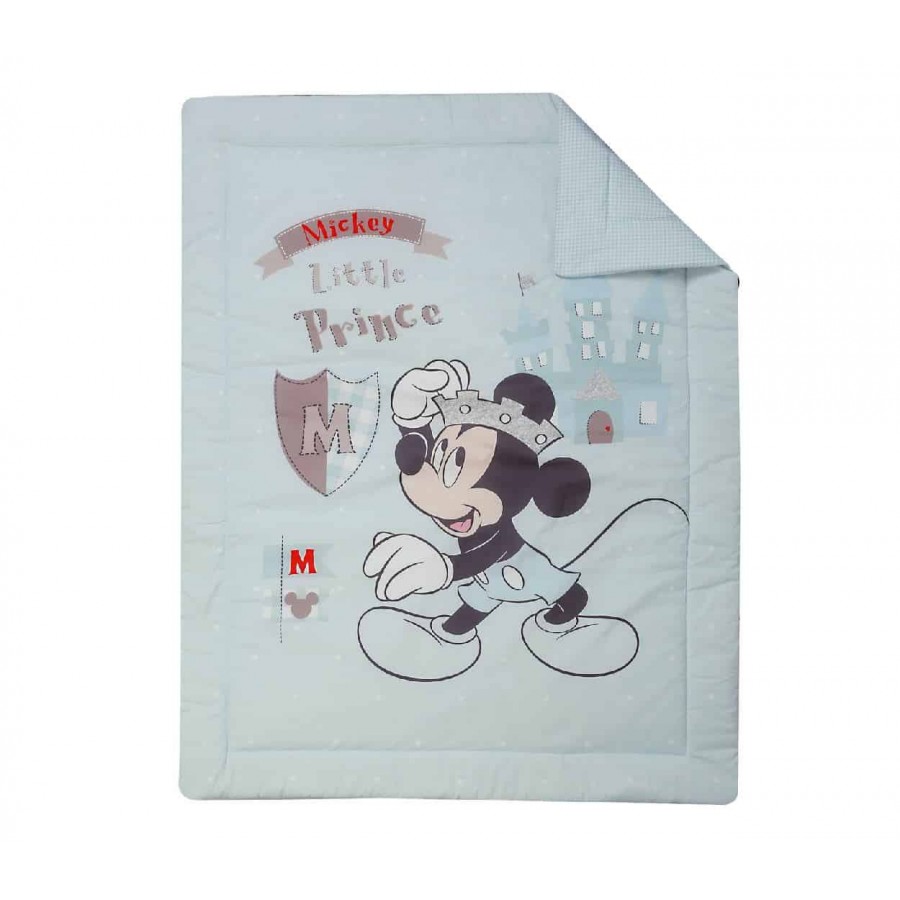 Βρεφικό Κουβερλί κούνιας mickey prince Nef Nef 110x140 Βρεφικό Κουβερλί κούνιας mickey prince Nef Nef 110x140