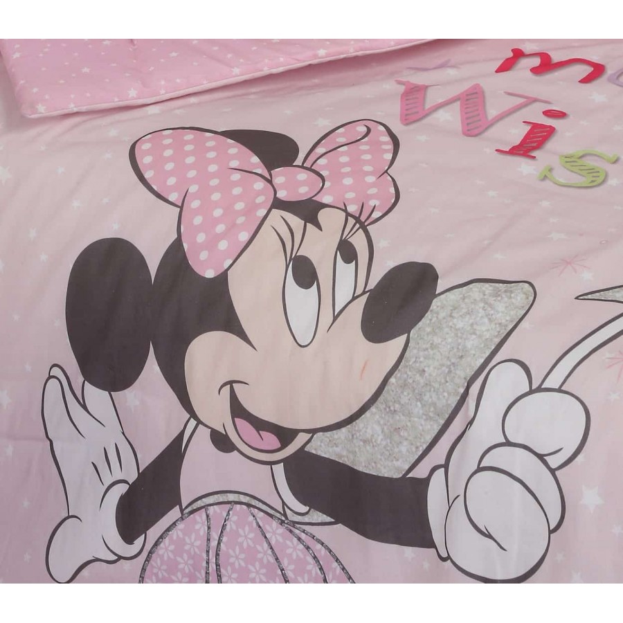 Βρεφικό Κουβερλί κούνιας minnie fairy Nef Nef 110x140 Βρεφικό Κουβερλί κούνιας minnie fairy Nef Nef 110x140