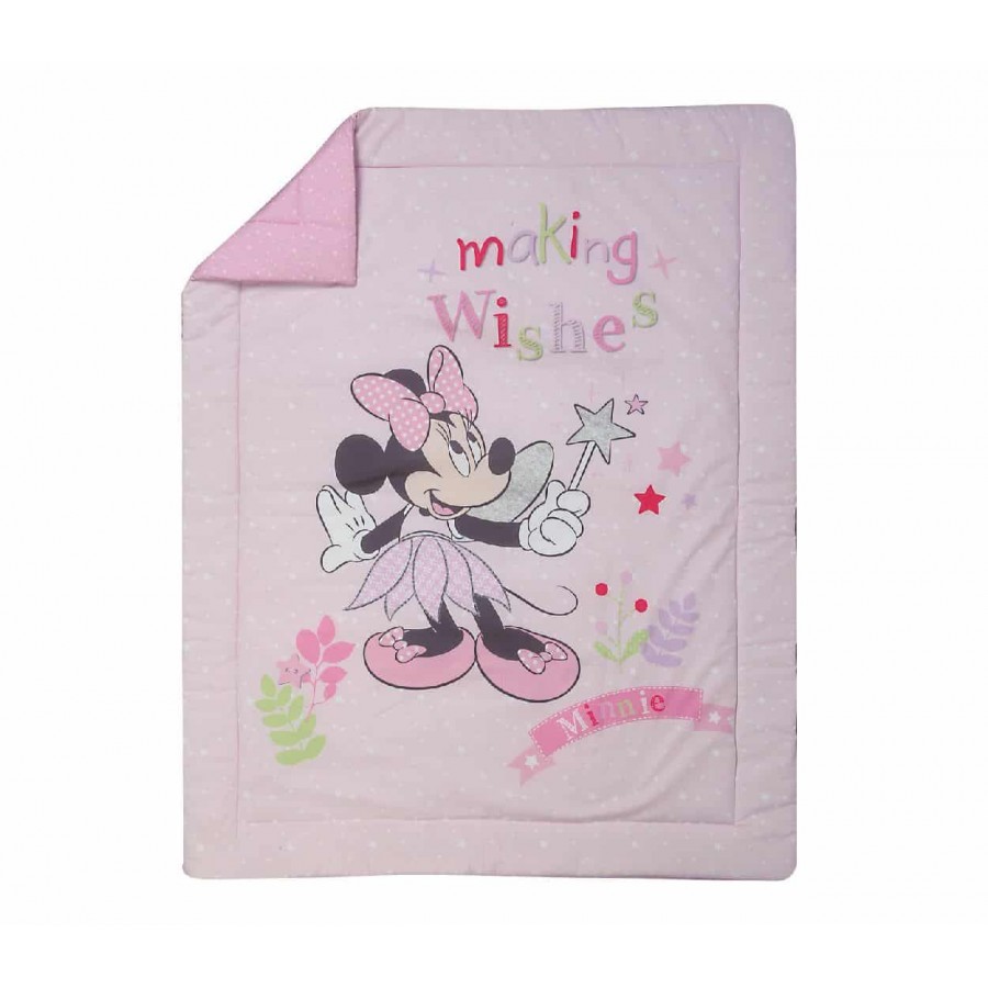 Βρεφικό Κουβερλί κούνιας minnie fairy Nef Nef 110x140 Βρεφικό Κουβερλί κούνιας minnie fairy Nef Nef 110x140