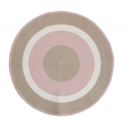 Χαλί Vintage Φ 120 Beige/Pink Χαλί Vintage Φ 120 Beige/Pink