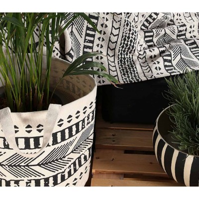 Διακοσμητικό Καλάθι σαλονιού perou Nef Nef 32x32x32