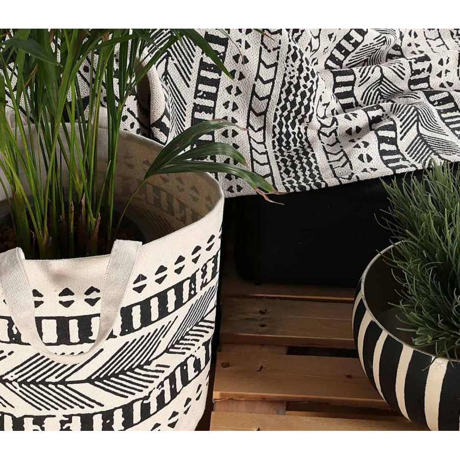 Διακοσμητικό Καλάθι σαλονιού perou Nef Nef 32x32x32