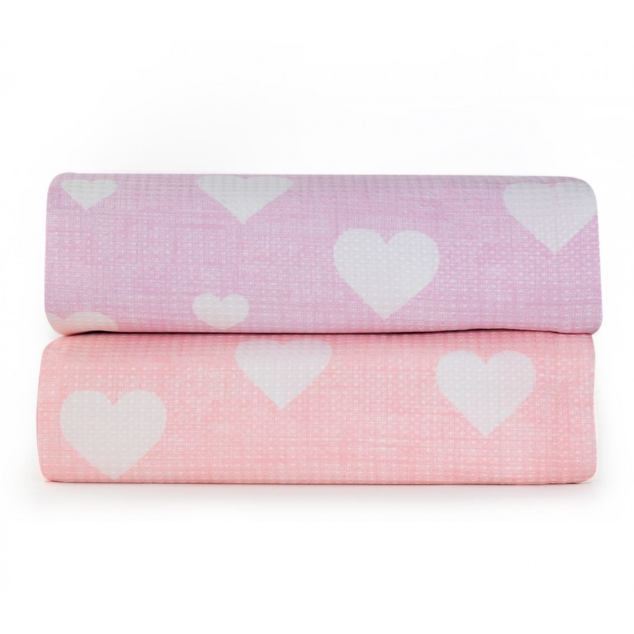 Κουβέρτα Πικέ Μονή Girl Style Pink 160x240