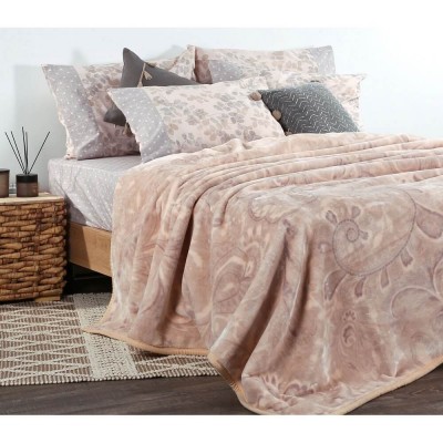 Κουβέρτα υπέρδιπλη alba beige Nef Nef 220x240 Κουβέρτα υπέρδιπλη alba beige Nef Nef 220x240