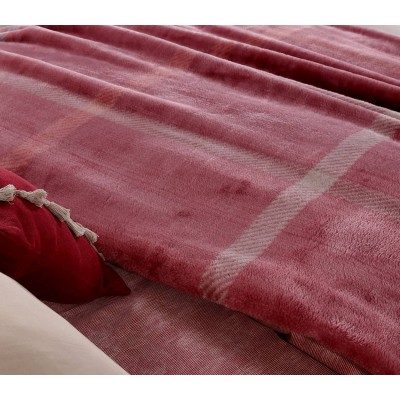 Κουβέρτα υπέρδιπλη berry bordo Nef Nef 220x240 Κουβέρτα υπέρδιπλη berry bordo Nef Nef 220x240