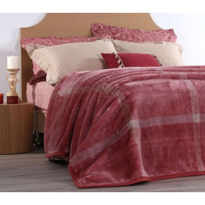 Κουβέρτα υπέρδιπλη berry bordo Nef Nef 220x240 Κουβέρτα υπέρδιπλη berry bordo Nef Nef 220x240