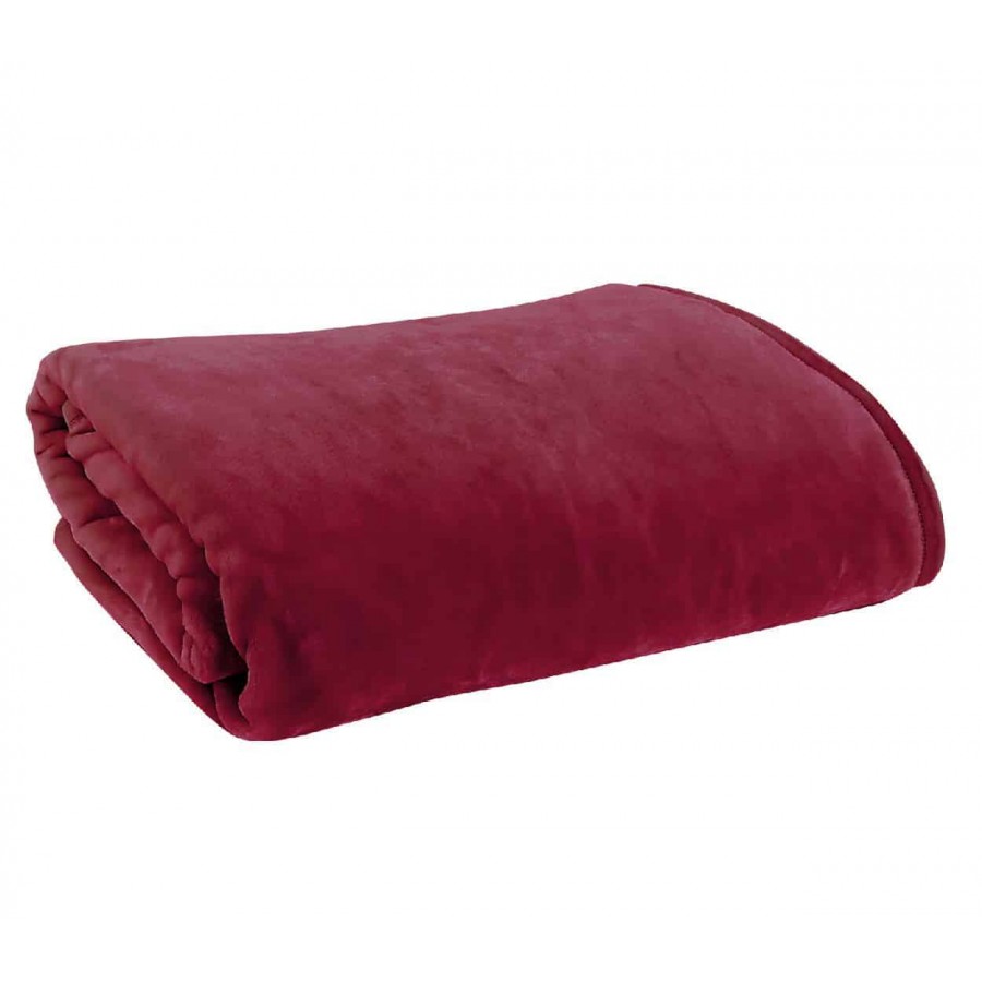 Κουβέρτα υπέρδιπλη Loft 100% polyester bordo Nef Nef 220x240