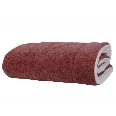 Κουβερτοπάπλωμα μονό henna bordo Nef Nef 160x220