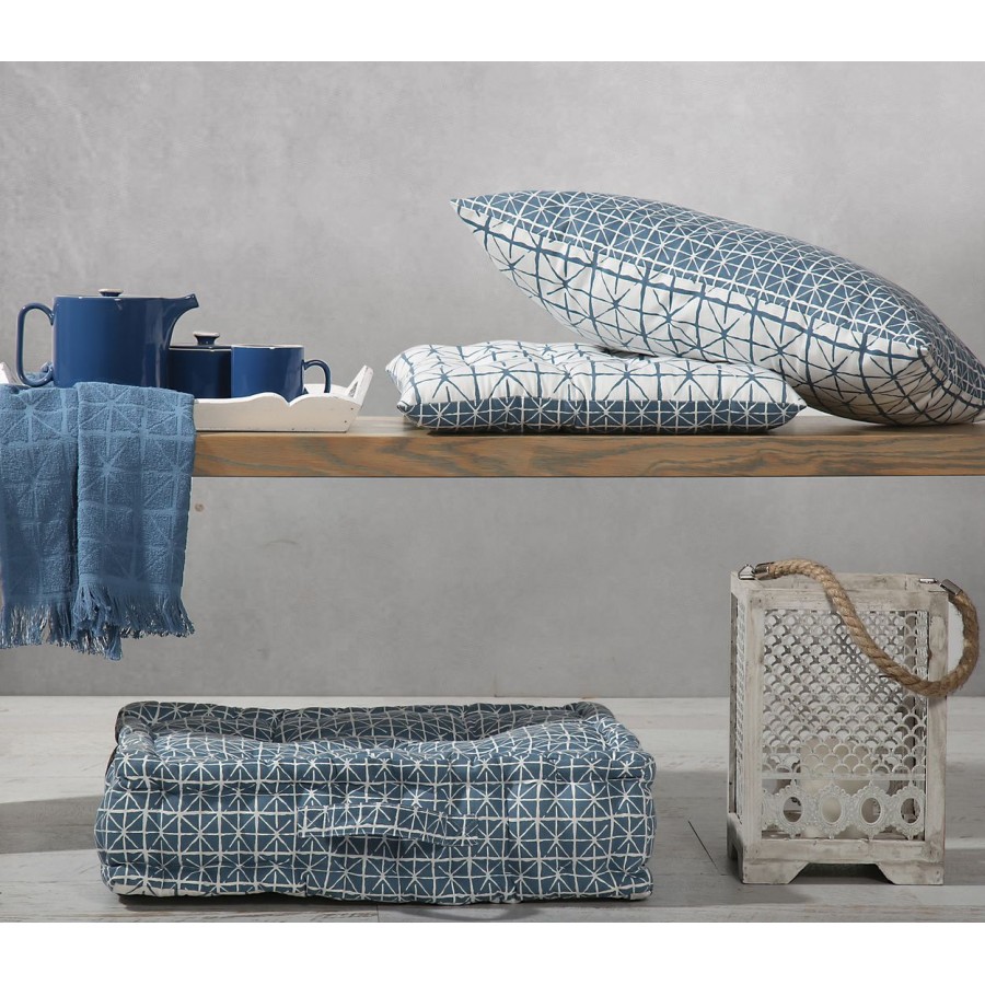 Μαξιλάρα Δαπέδου Astra Blue 50x50x13