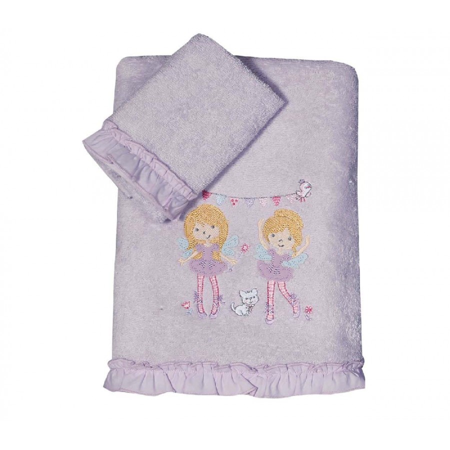 Παιδικές Πετσετές Σετ happy girls Nef Nef 30x50 - 70x140 Παιδικές Πετσετές Σετ happy girls Nef Nef 30x50 - 70x140