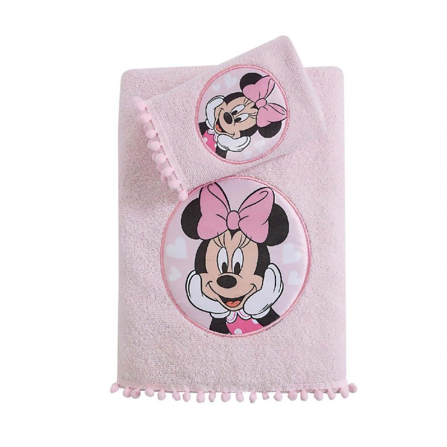 Παιδικές Πετσετές Σετ minnie cute Nef Nef 30x50 - 70x140