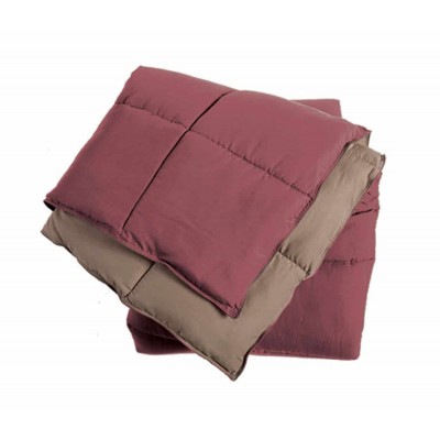 Πάπλωμα Μονό bicolor bordo beige Nef Nef 160x220