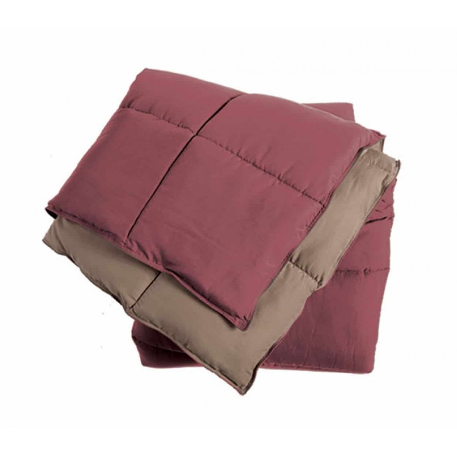 Πάπλωμα Μονό bicolor bordo beige Nef Nef 160x220