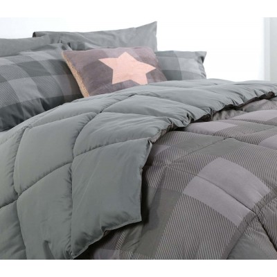 Πάπλωμα Μονό claus anthracite Nef Nef 160x220 Πάπλωμα Μονό claus anthracite Nef Nef 160x220
