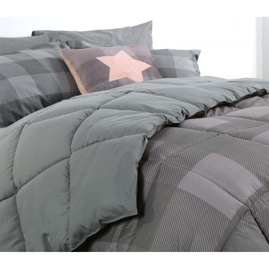 Πάπλωμα Μονό claus anthracite Nef Nef 160x220 Πάπλωμα Μονό claus anthracite Nef Nef 160x220