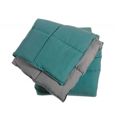 Πάπλωμα Υπέρδιπλo bicolor petrol grey Nef Nef 240x220