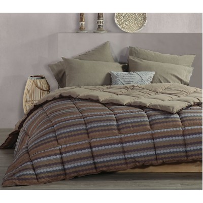 Πάπλωμα Υπέρδιπλο Myller Taupe Nef-Nef  240X220