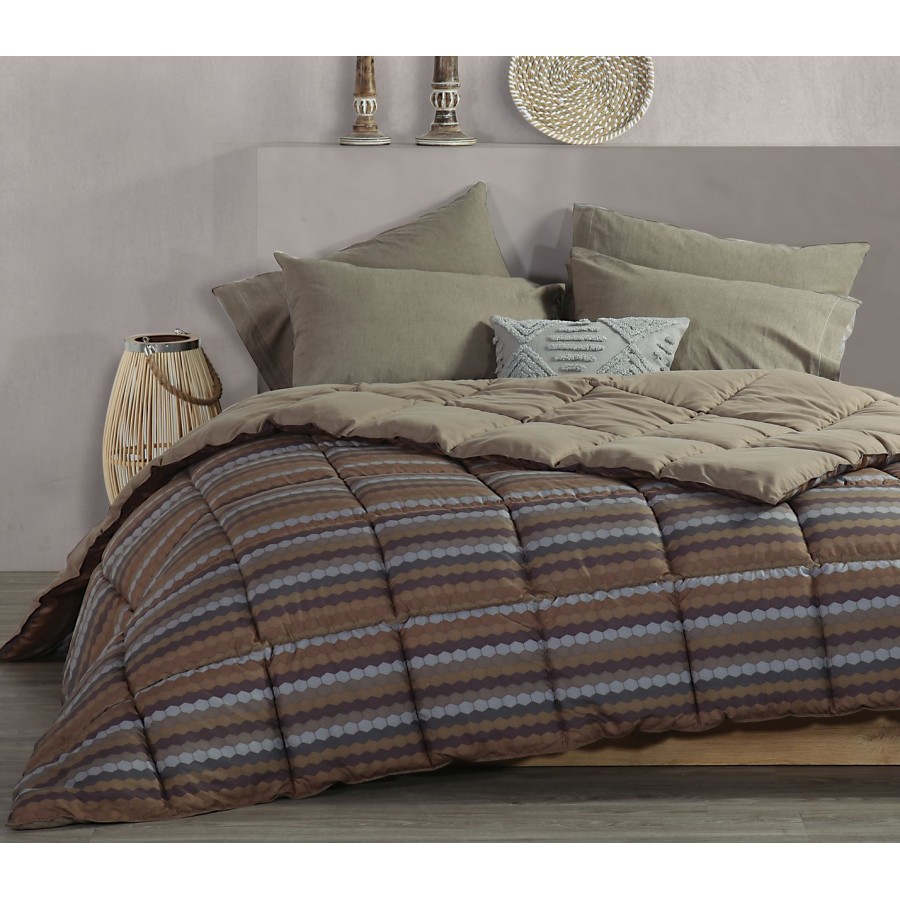 Πάπλωμα Υπέρδιπλο Myller Taupe Nef-Nef  240X220