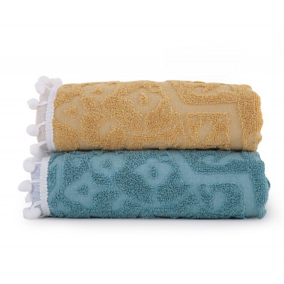 Πετσέτα Μπάνιου Orville Turquoise Nef-Nef 70X140 Πετσέτα Μπάνιου Orville Turquoise Nef-Nef 70X140