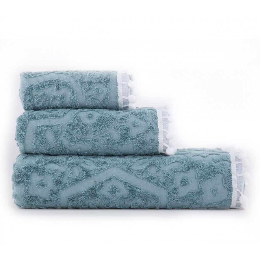 Πετσέτα Μπάνιου Orville Turquoise Nef-Nef 70X140 Πετσέτα Μπάνιου Orville Turquoise Nef-Nef 70X140