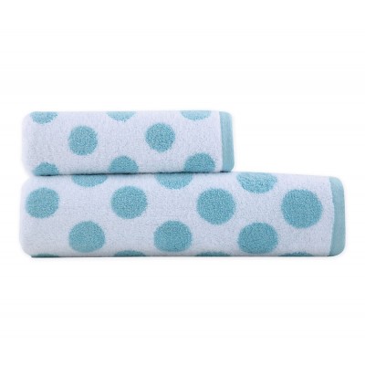 Πετσέτα Προσώπου Dots Blue Nef-Nef Πετσέτες Προσώπου 50X90