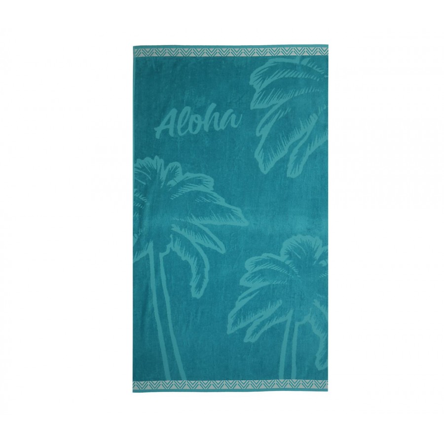 Πετσέτα Θαλάσσης Aloha 80X160 Petrol