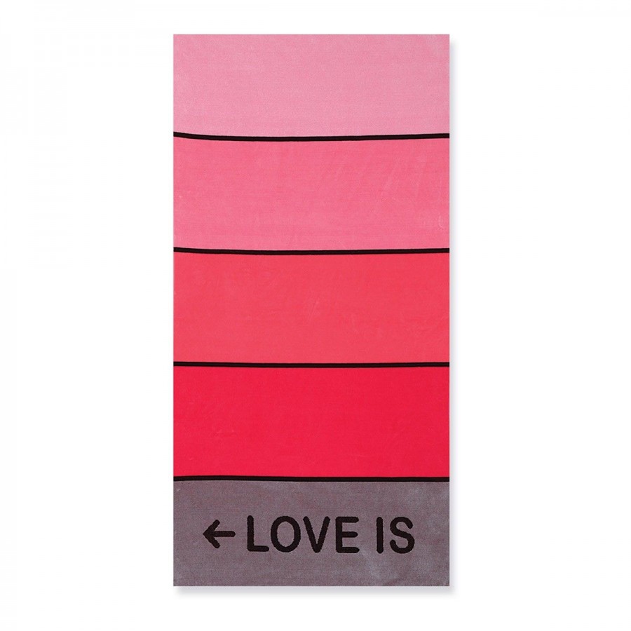 Πετσέτα Θαλάσσης Love is Pink 80X160