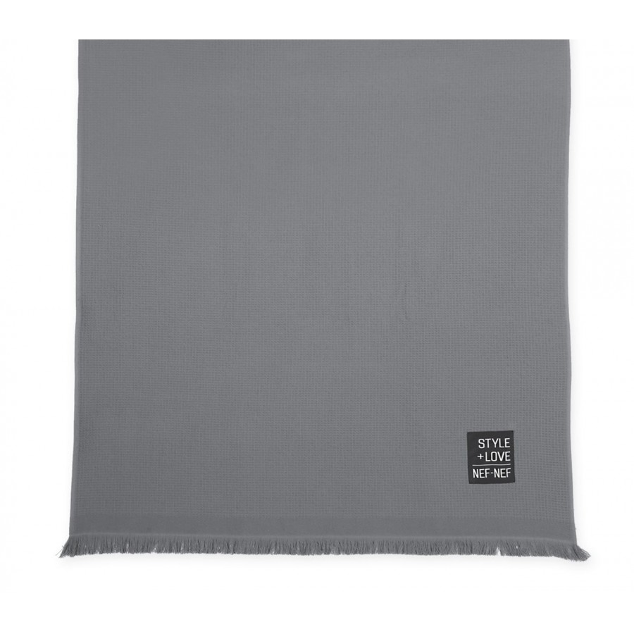 Πετσέτα Θαλάσσης Πικέ Life Style 90X170 Grey