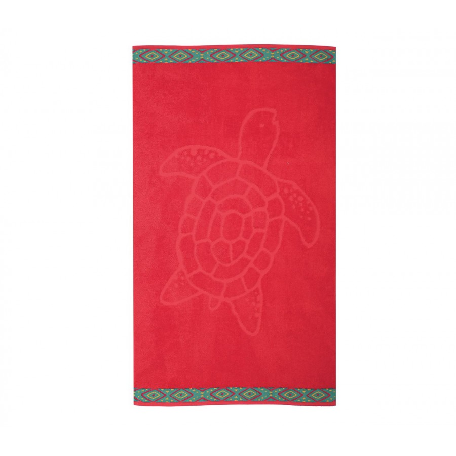 Πετσέτα Θαλάσσης Turtle 70X120 Red