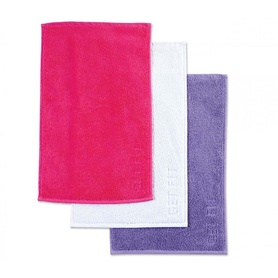 Πετσετές χεριών Σετ 3 τεμαχίων gym purple fuchsia wwhite Nef Nef 30x50 Πετσετές χεριών Σετ 3 τεμαχίων gym purple fuchsia wwhite Nef Nef 30x50