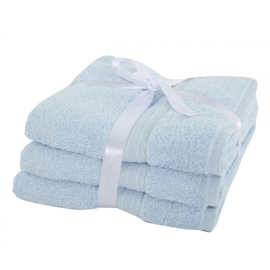Πετσέτες Προσώπου Σετ 3τμχ Nef-Nef Cosy Blue