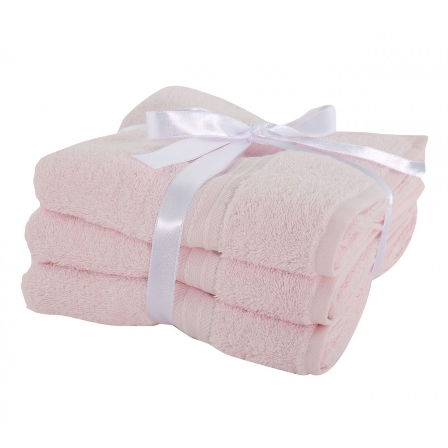 Πετσέτες Προσώπου Σετ 3τμχ Nef-Nef Cosy Pink Πετσέτες Προσώπου Σετ 3τμχ Nef-Nef Cosy Pink
