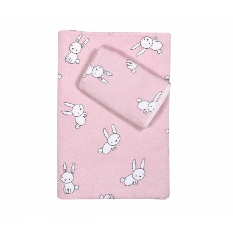 Πετσετές Σετ 2 τεμαχίων bunny life Nef Nef 30x50 - 70x140
