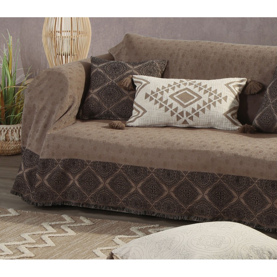 Ριχτάρι Διθέσιου Καναπέ Avalon Brown Nef-Nef  170X250