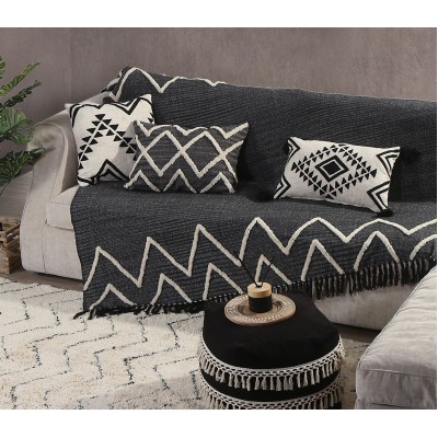 Ριχτάρι Διθέσιου Καναπέ Youth Black Nef-Nef  180X250