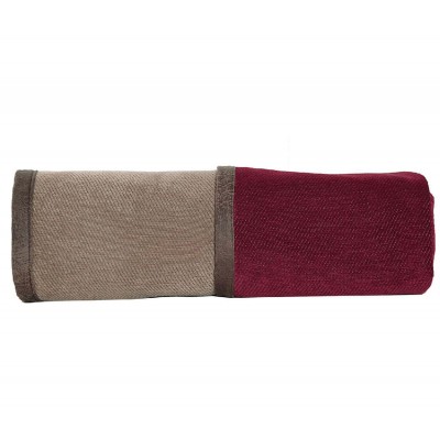 Ριχτάρι διθέσιου tanger bordo beige Nef Nef 180x250