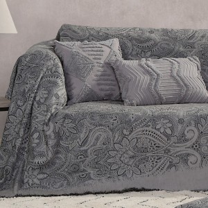 Ριχτάρι Πολυθρόνας Rouen Winter Grey Nef-Nef  170X180