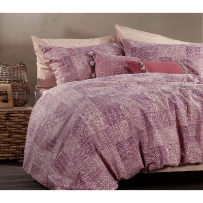 Σεντόνια διπλά Σετ cedar purple Nef Nef 200x260