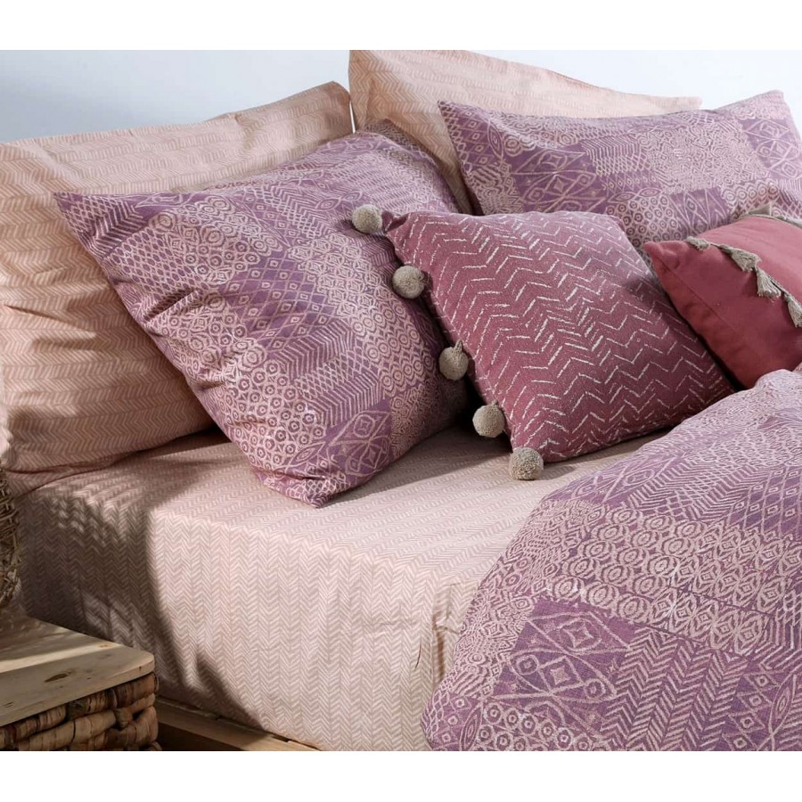 Σεντόνια διπλά Σετ cedar purple Nef Nef 200x260
